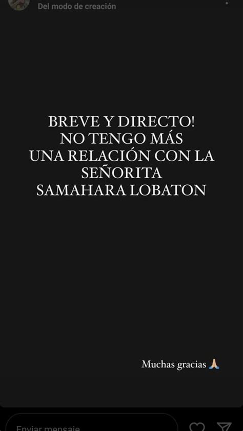 Bryan Torres Anuncia El Fin Su Relación Con Samahara Lobatón Infobae