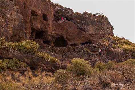 Poblado Aborigen Cuevas Del Jerez Telde Gran Canaria Julio