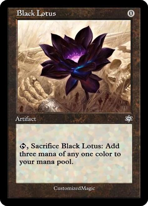 Black Lotus Magic The Gathering Proxy Cards