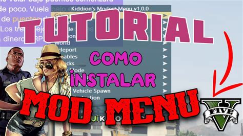 Como Instalar MOD MENU GRATIS Para GTA ONLINE ABRIL DE 2024 Kiddion