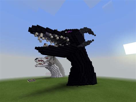 Minecraft Dragon Head Build