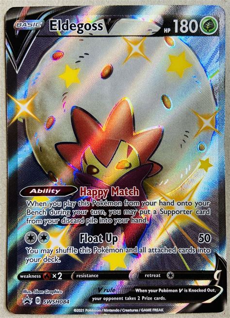 Mavin POKÉMON SHINING FATES TCG ELDEGOSS V SWSH084 RARE FULL ART