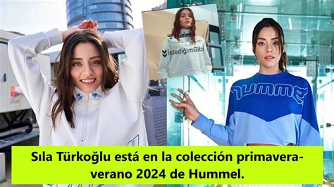 Sıla Türkoğlu está en la colección primavera verano 2024 de Hummel