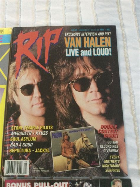 Van Halen Promo Photos Tour Book Magazine Special Edition Collectibles Lot Ebay