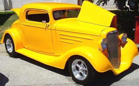 34 Chevy 3 Window Coupe Hot Rods Street Rods Vintage Cars