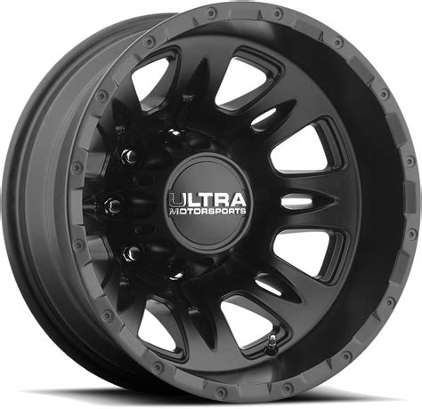 Ultra Wheel 049sb Predator Dually Satin Black Wheel With