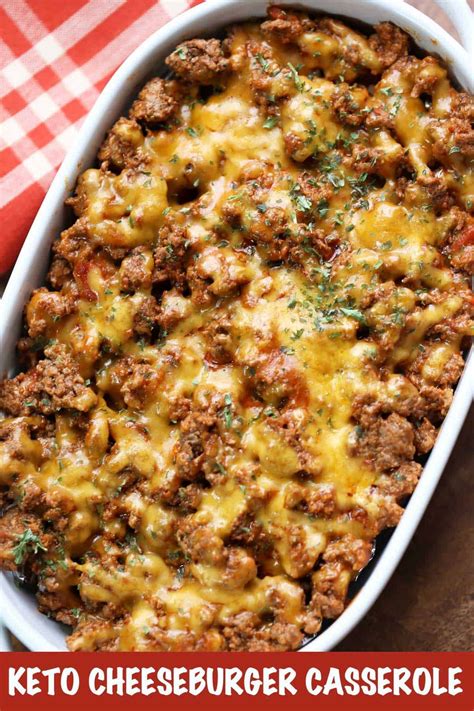 Keto Cheeseburger Casserole Artofit