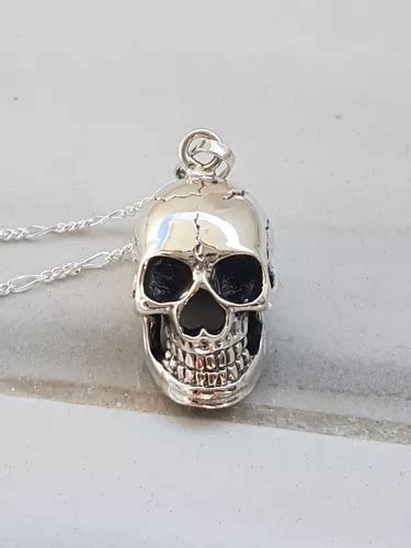 Dije De Calavera Plata Ley No Incluye Cadena Mod Meses Sin Inter S