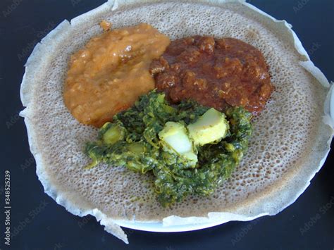 Asmara Eritrea Ethiopian And Eritrean Food Assortment