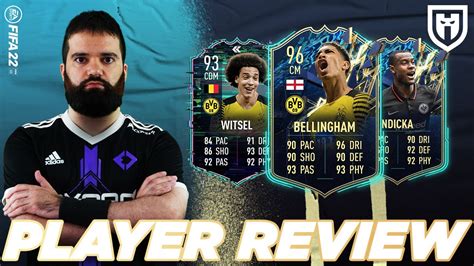 BELLINGHAM 96 NDICKA 92 TOTS E WITSEL 93 FLASHBACK FIFA 22 PLAYERS