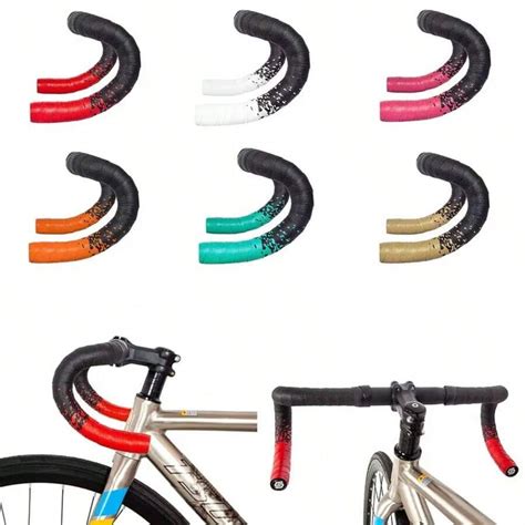 Anti Vibration PU EVA Bent Cycling Road Bike Tapes Bicycle Handlebar