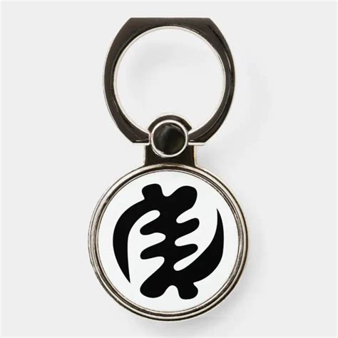 Gye Nyame God Is Supreme Adinkra Symbol Phone Ring Stand Zazzle