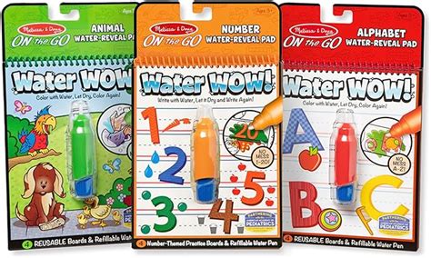 Amazon Melissa Doug On The Go Water Wow Water Reveal Activity