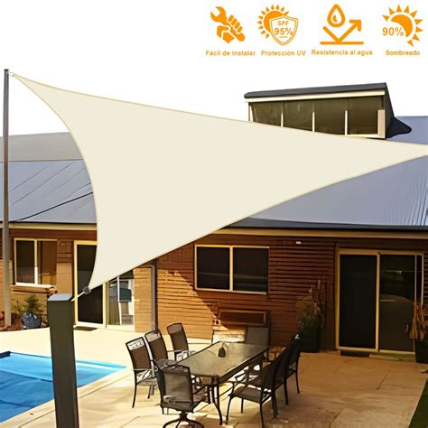 Jymcw Outdoor Shade Sail D Poli Ster Imperme Vel Uv Prova Toldo