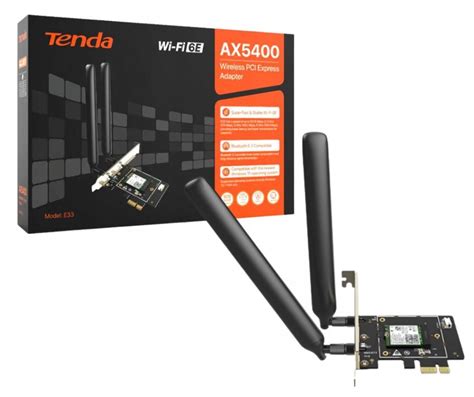 Karta Sieciowa Tenda E Wi Fi E Pcie Ax Ghz Bluetooth