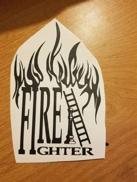 FireFighter Decals | Etsy