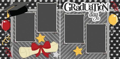 Graduation Day 2133 Graduation Scrapbook Premade Scrapbook School Scrapbook