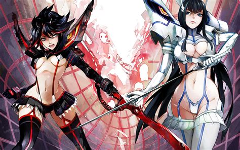 Wallpaper Anime Kill La Kill Comics Matoi Ryuuko Kiryuin Satsuki