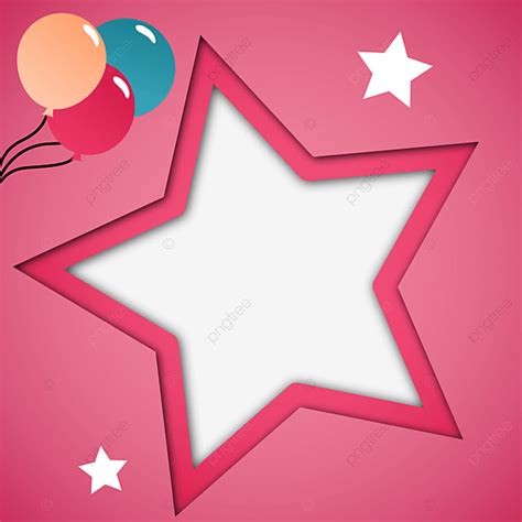 Star Frame For Birthday Party Star Frame Birthday Png Transparent