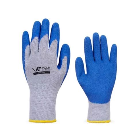 LUVA VOLK GRIP COMFORT PLUS AZUL G CA 41118 Equipaminas