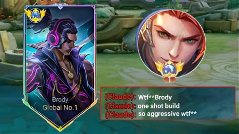 Top Global Brody Best Build 2024 Brody Top 1 Global Gameplay Mobile