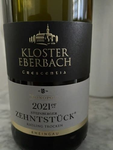 Kloster Eberbach Monopol Steinberger Zehntst Ck Riesling Trocken Vivino