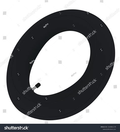 Black Inner Tube Vector Illustration Stock Vector Royalty Free