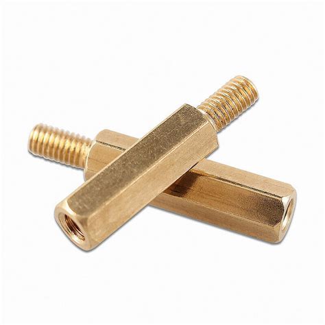 Male To Female Brass Hex Pillar Standoff Spacer M2 M2 5 M3 M6 Thread