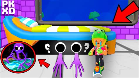 NOS ESCONDEMOS De PURPLE De RAINBOW FRIENDS DEBAJO De SU CAMA En PK XD