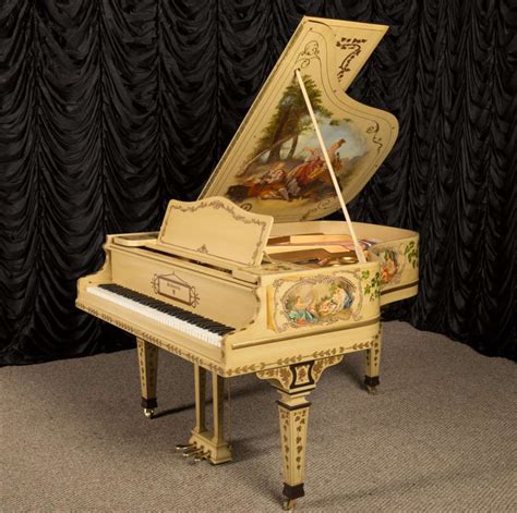 Tuscany Inspired Knabe Mignonette Baby Grand Piano - Antique Piano Shop