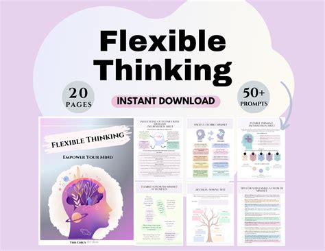 Flexible Thinking Worksheets Therapy Resources Therapeutic Ants