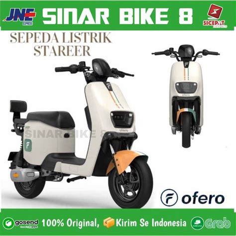 Sepeda Motor Listrik OFERO STAREER 500 Watt Electric E Bike Lazada