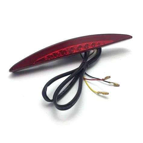 Rear Red Led Fender Tip Brake Tail Light For Harley For Breakout Fxsb