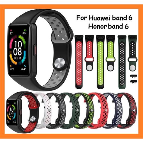 Huawei Band 6 Strap Soft Silicone Breathable Sport Huawei Band 6 Pro