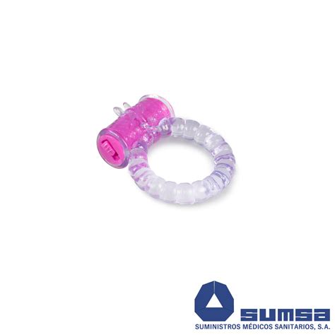 Anillo Vibrador Bala Morado Bolitas Para Pene