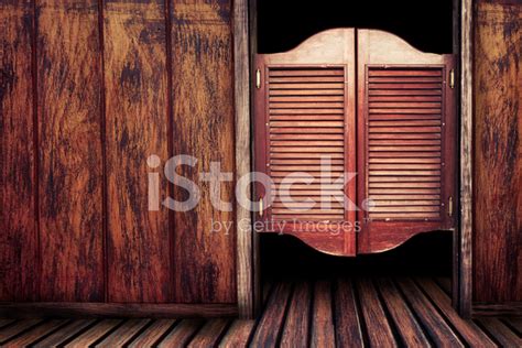 Old Vintage Wooden Saloon Doors Stock Photo Royalty Free Freeimages