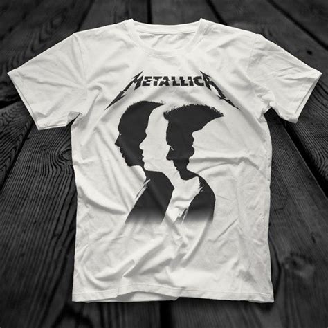 Metallica White Unisex T Shirt Tees Shirts Metallica T Shirt