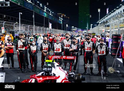 Alfa Romeo Racing Orlen Team Starting Grid Grille De Depart During