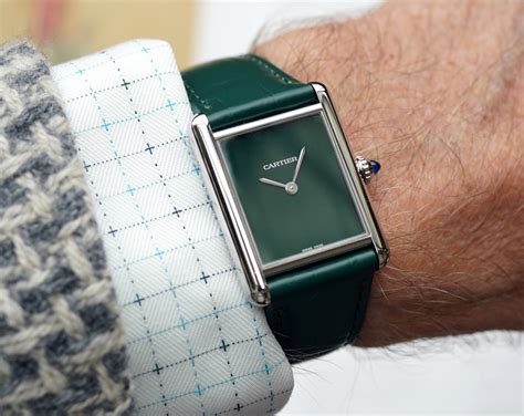 Cartier Tank Must 2021 Large Size With Green Dial Ubicaciondepersonas