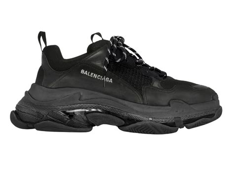 Balenciaga Triple S Clear Sole Black Sasom