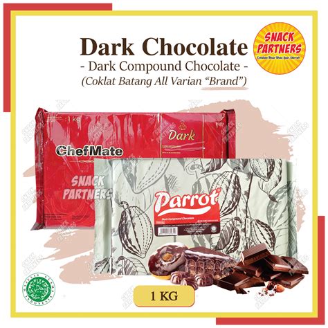 Jual Dark Chocolate Compound Kg Chefmate Parrot Colatta Collata