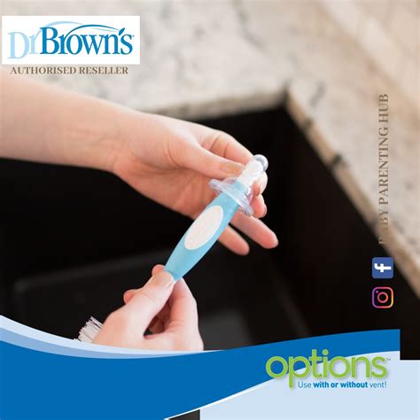 Buy Babyparentinghub Dr Brown S Soft Touch Bottle Silicone Brush Blue