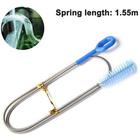 AlwaysH Extra long drain cleaning brush, length 1.55 m, super flexible ...