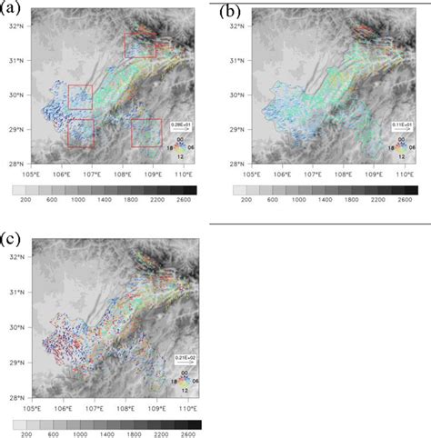 Diurnal Peaks Of Warm Season Rainfall A Amount B Frequency And Download Scientific