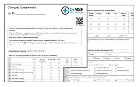 Doctor Msf Questionnaires And Report