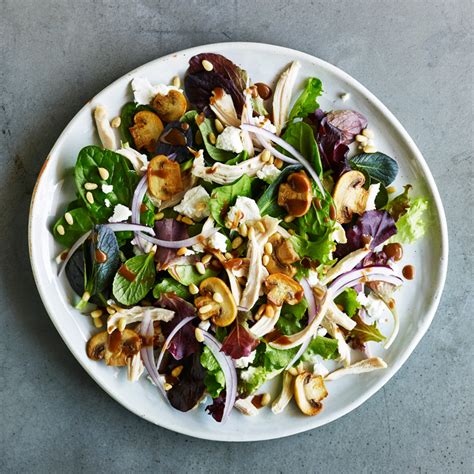 Warm Chicken and Sautéed Mushroom Salad Recipe Sunset Magazine