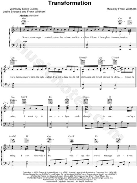 Transformation From Jekyll And Hyde Sheet Music In G Minor Download