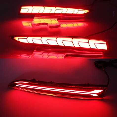 Reflector De Parachoques Trasero Led Para Hyundai Solaris Accent L