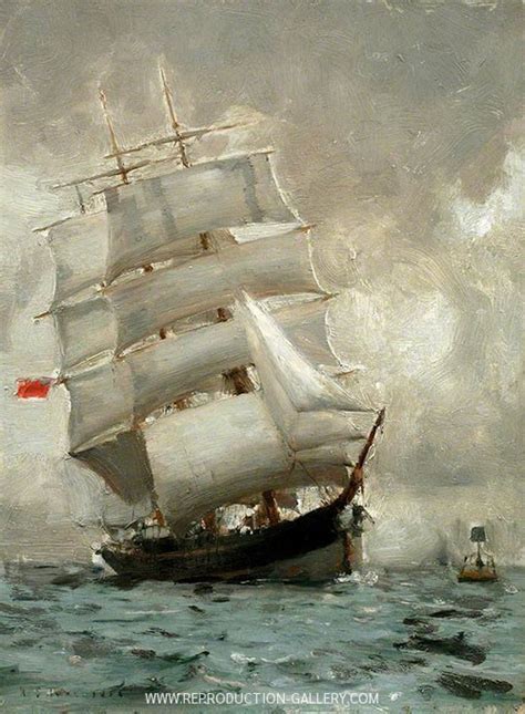 Rounding The Manacle Buoy 1888 Painting By Henry Scott Tuke In 2021