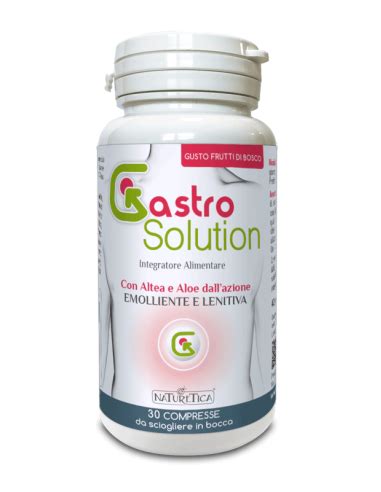 GASTRO SOLUTION 30 Compresse Masticabili Naturetica Parafarmacia Pineto